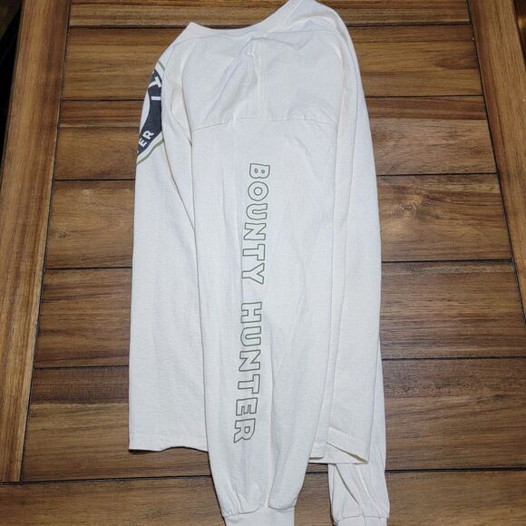 Star Wars LS Cream Unisex Tee "Boba Fett Bounty Hunter" - Size XL - Picture 5 of 6